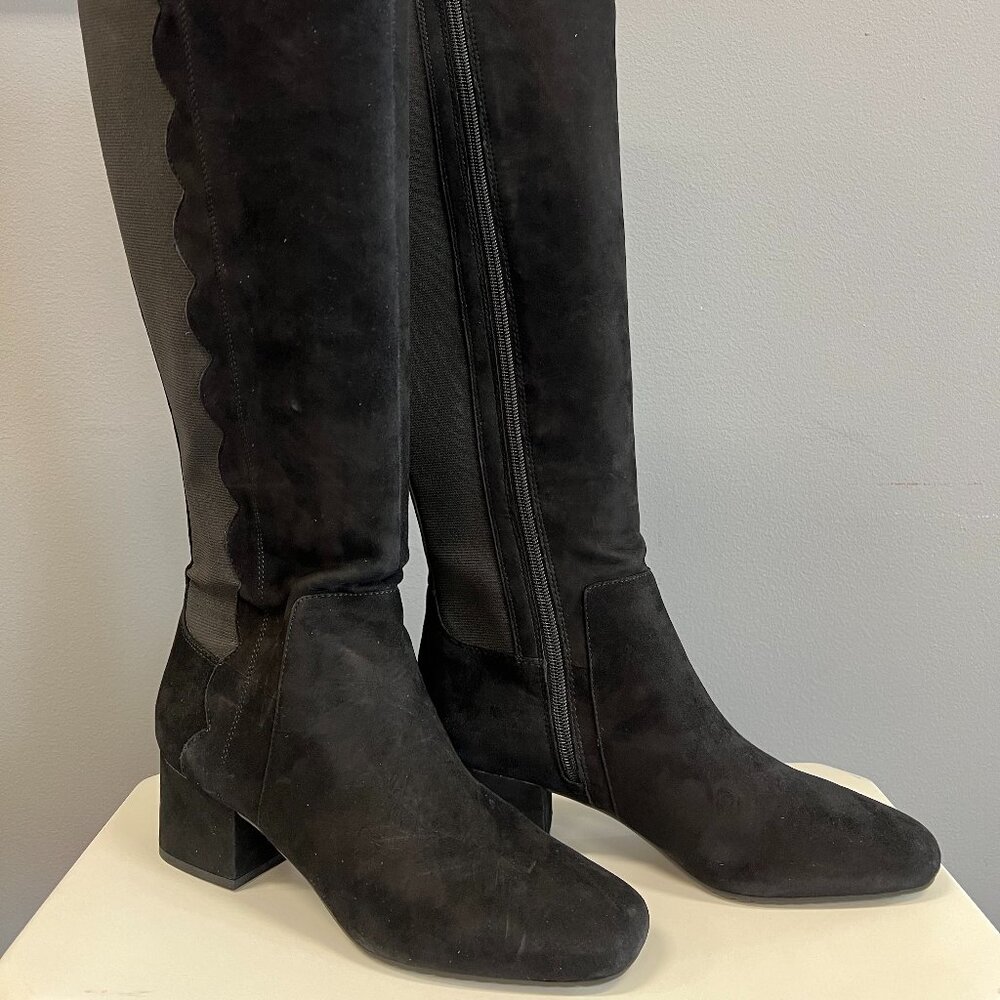 Bandolino BDFlorie Black Riding Boots